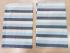 BEDSHEET STRIPE 90X108 2 PILLOW COVER